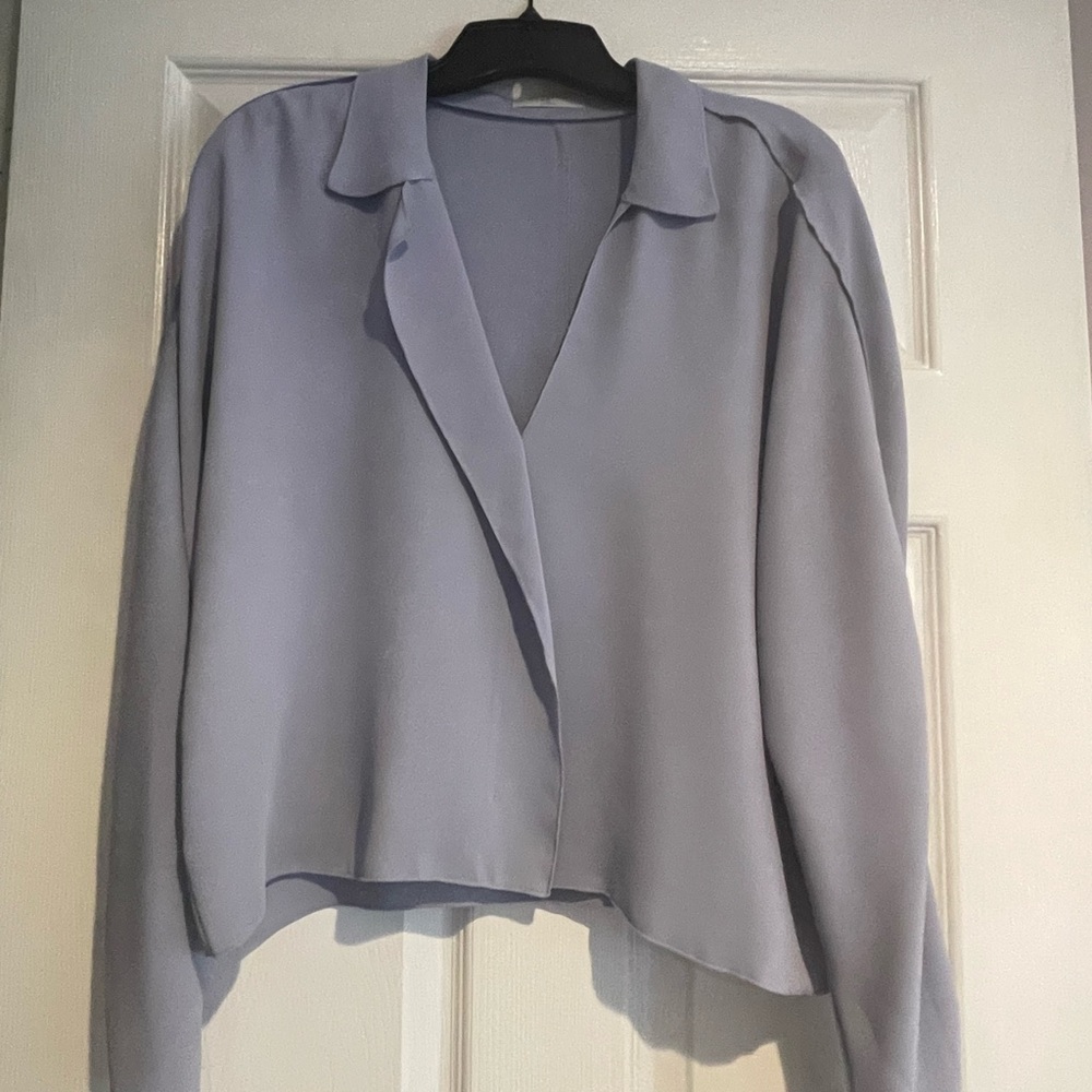 Babaton Blue Blouse Contemporary Minimalist Design